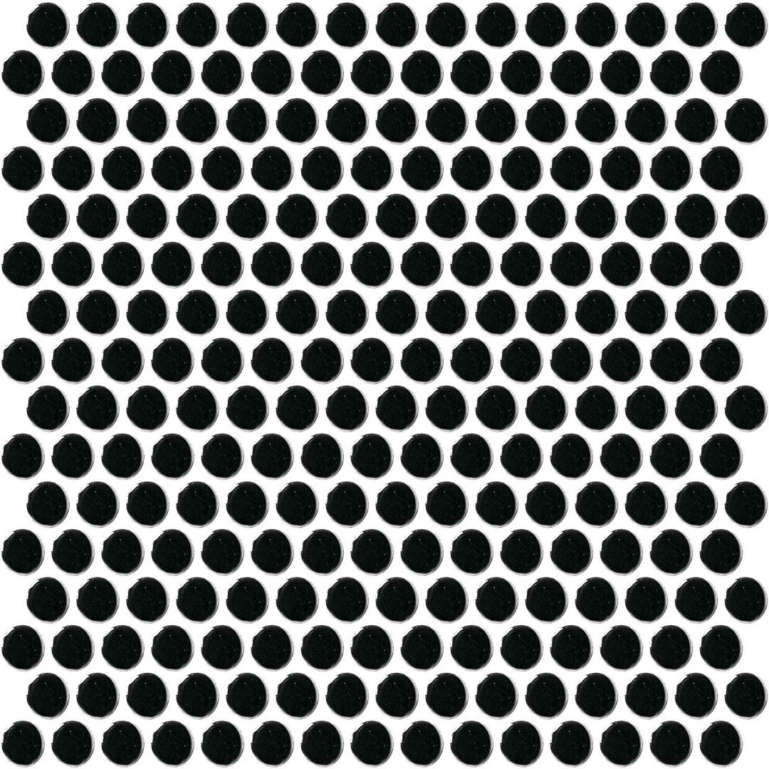 Daltile-Color-Wheel-Mosaic-11-x-13-Ceramic-3/4-Penny-Rounds-Mosaic-Matte-Architectural-Gray