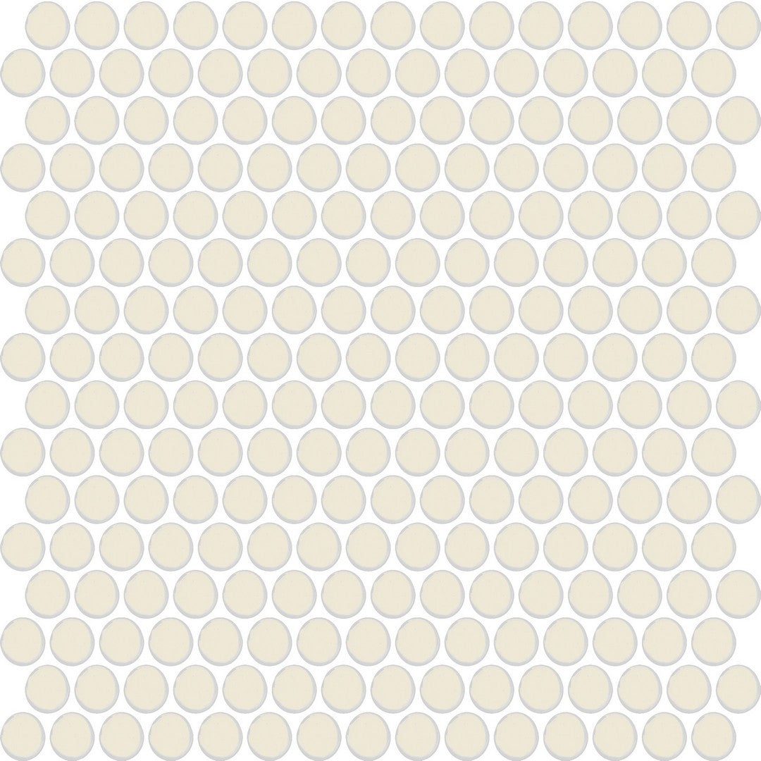 Daltile-Color-Wheel-Mosaic-11-x-13-Ceramic-3/4-Penny-Rounds-Mosaic-Desert-Gray