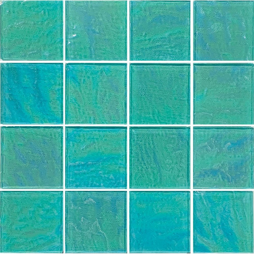 Tesoro Piazza 12" x 12" Textured Glass 3" Mosaic