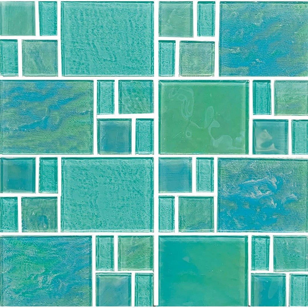 Tesoro Piazza 12" x 12" Random Glass Mosaic