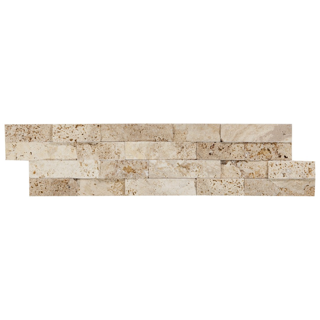 Keystone Tiramisu 6" x 24" Natural Ledger Stone Mosaic