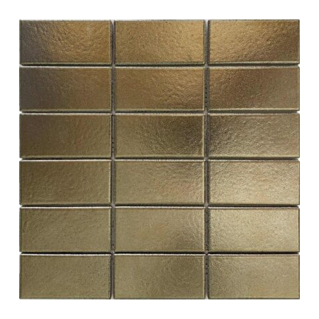 Keystone Metallica 12" x 12" Matte Porcelain Mosaic