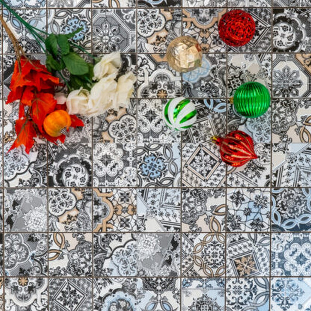 Keystone-Mix-Classic-12"-x-12"-Glossy-Porcelain-Mosaic-Classic