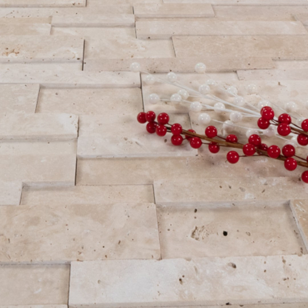 Keystone-Extra-Light-12"-x-12"-Honed-Natural-Stone-3D-Panel-Mosaic-Extra-Light