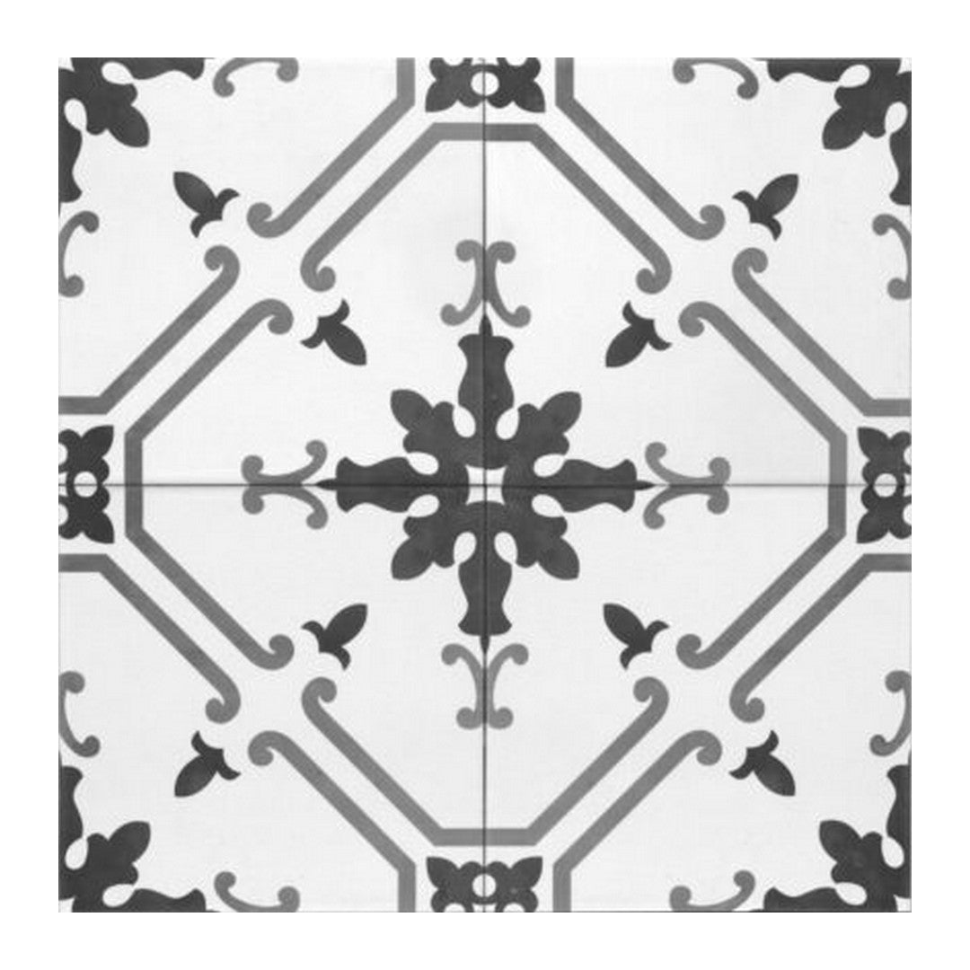 Keystone Aquarel Deco 6" x 6" Matte Porcelain Pool Tile