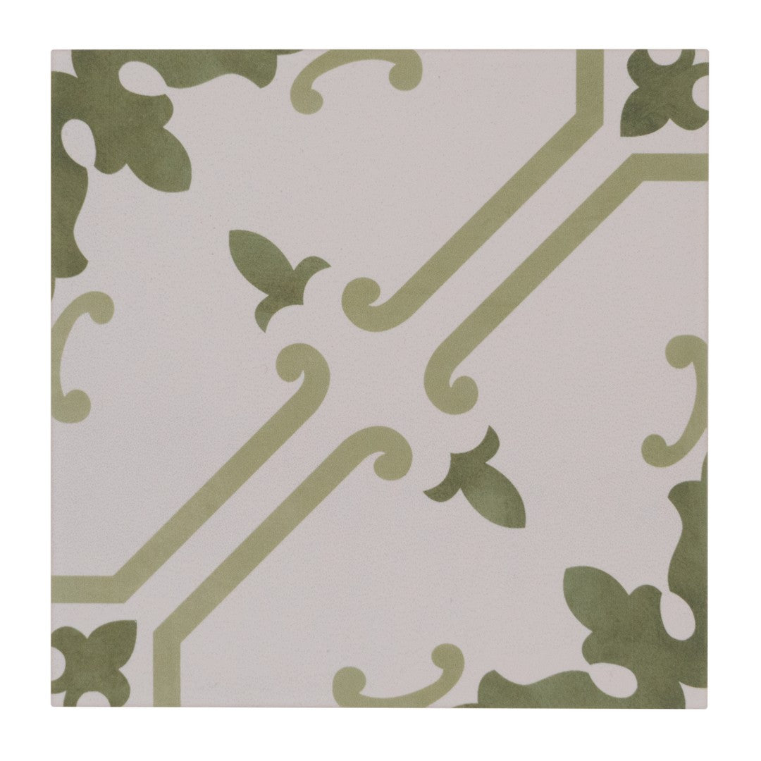 Keystone Aquarel Deco 6" x 6" Matte Porcelain Pool Tile