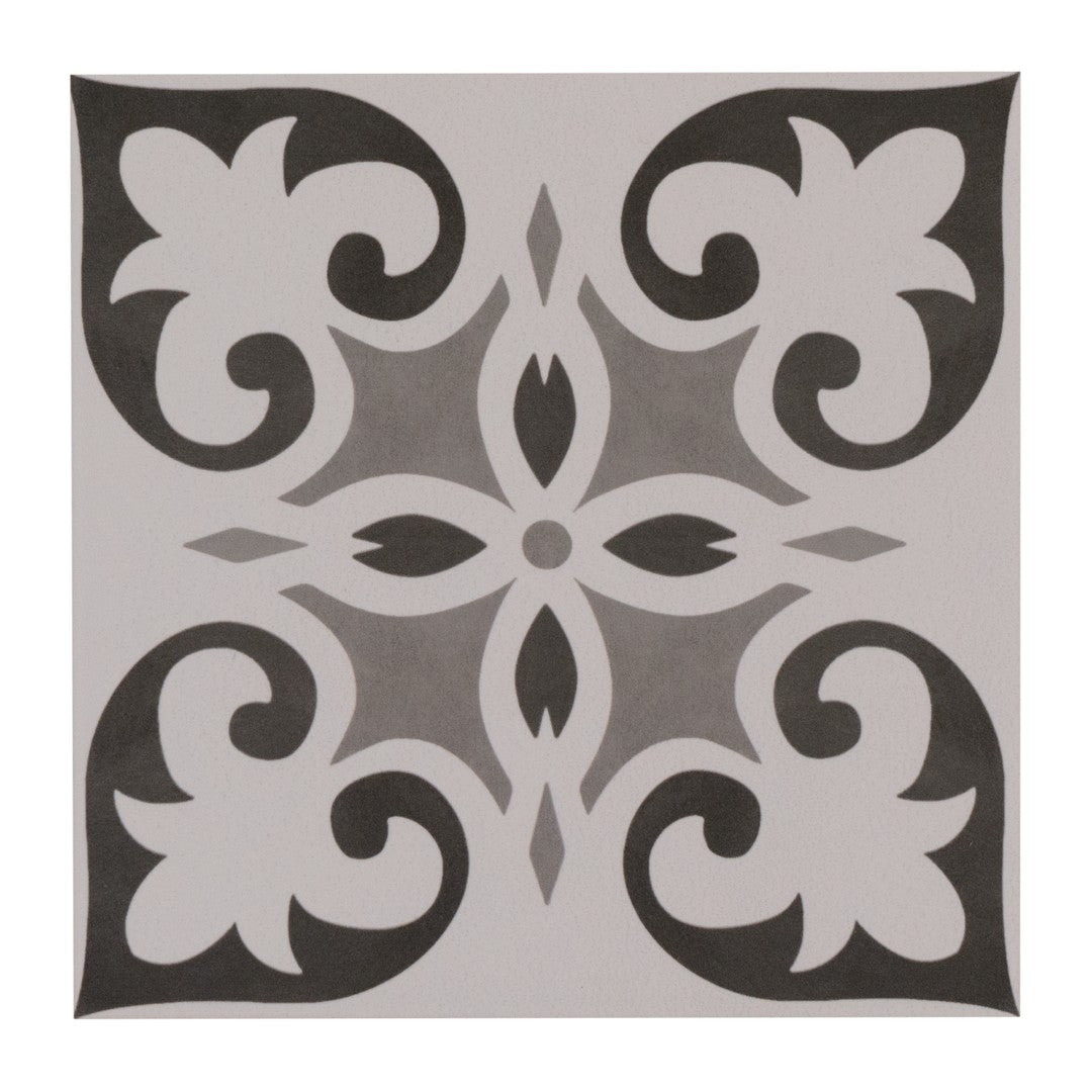 Keystone Aquarel Deco 6" x 6" Matte Porcelain Pool Tile