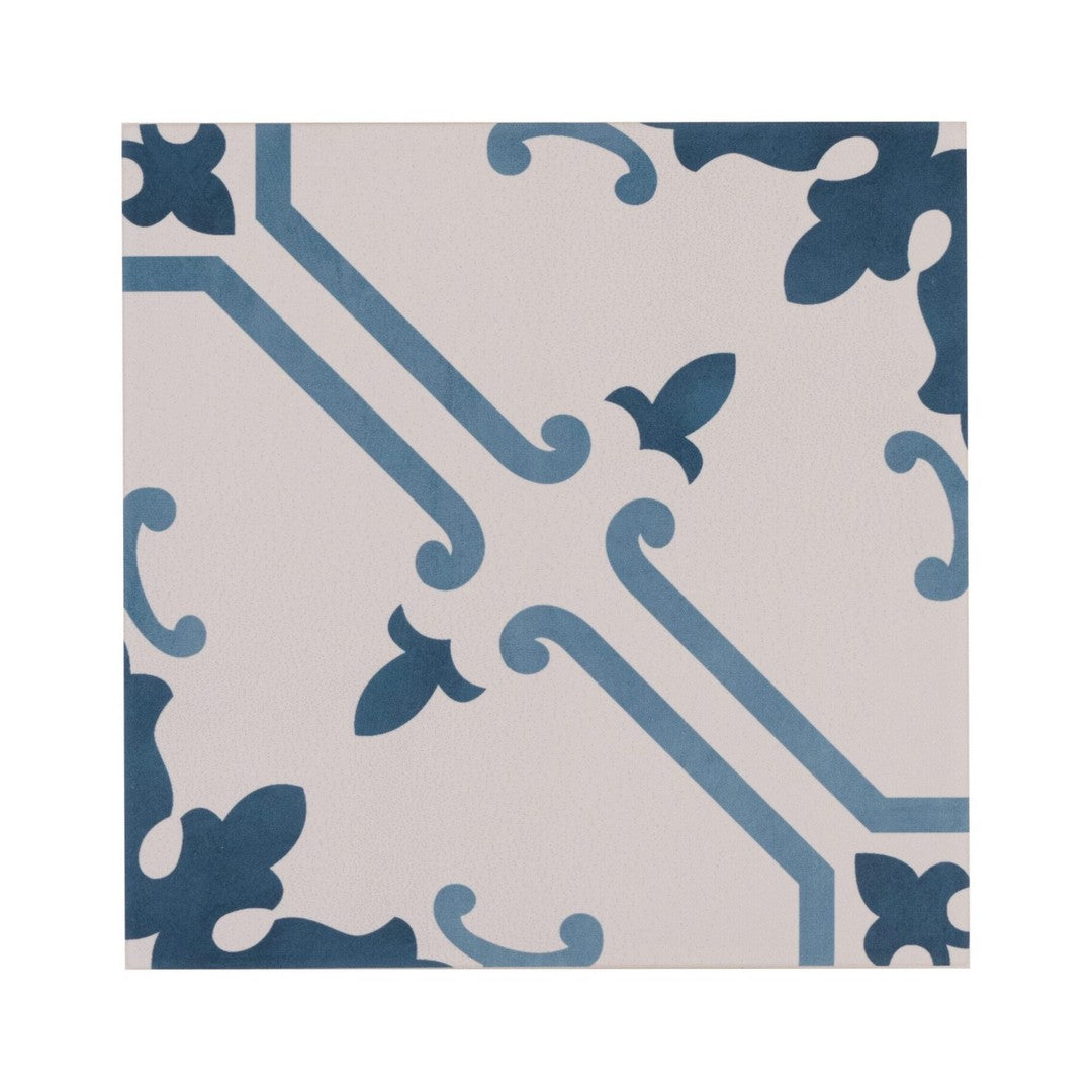 Keystone Aquarel Deco 6" x 6" Matte Porcelain Pool Tile