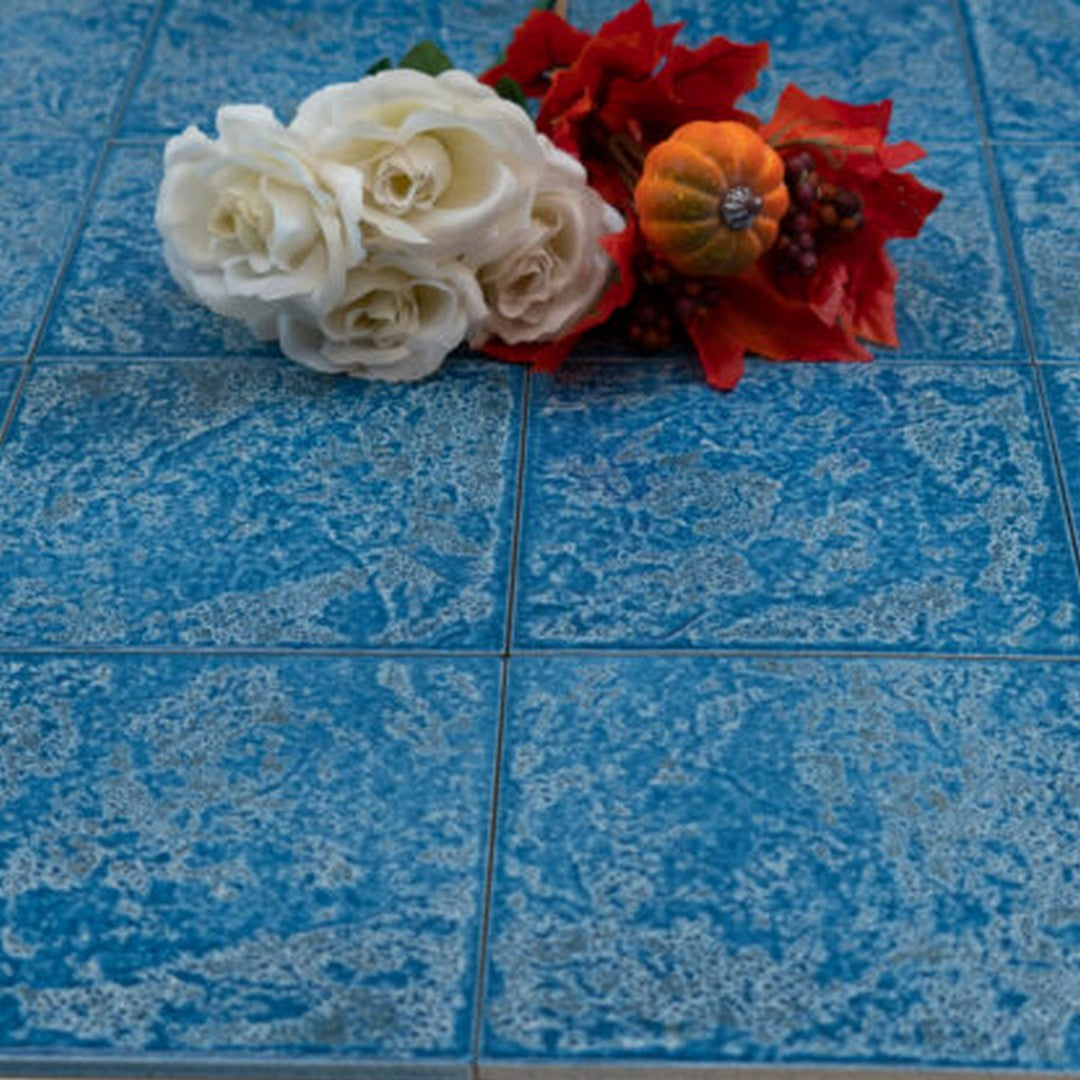 Keystone-Marezzati-6"-x-6"-Glossy-Porcelain-Pool-Tile-Azurro