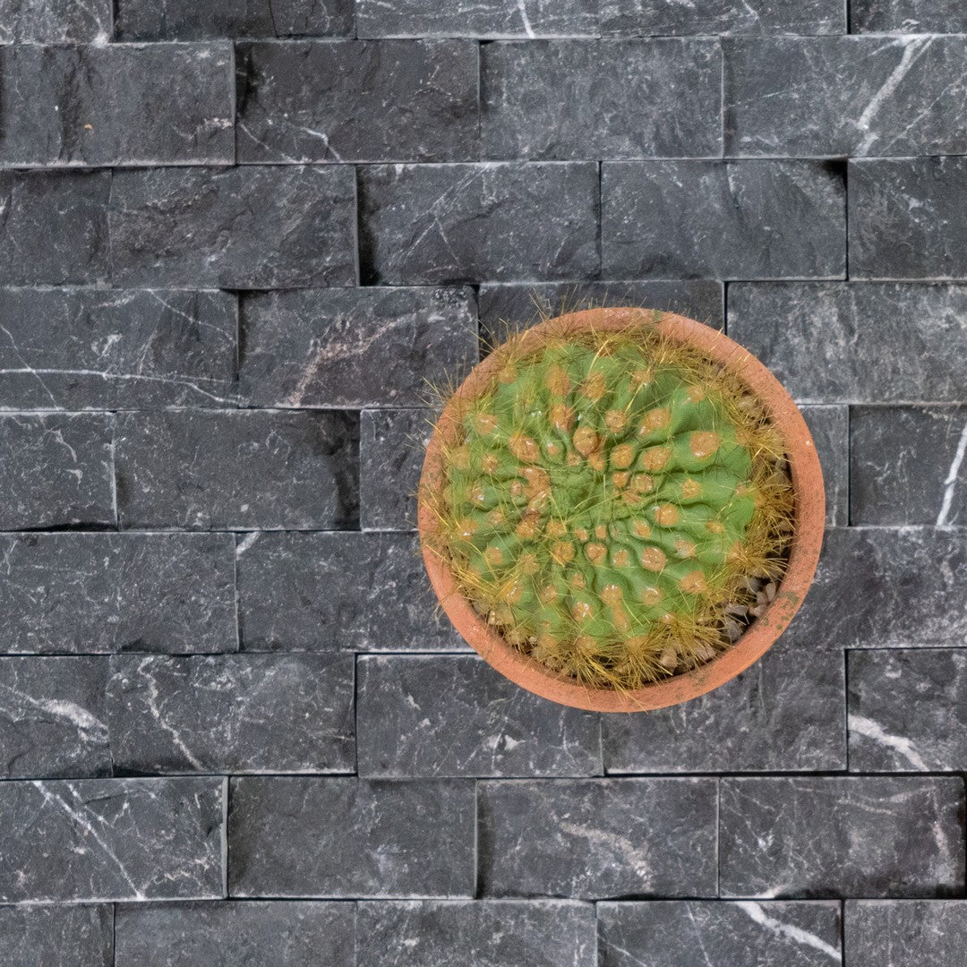 Keystone-Black-Marble-12"-x-12"-Split-Face-Natural-Stone-1x2"-Mosaic-Black-Marble