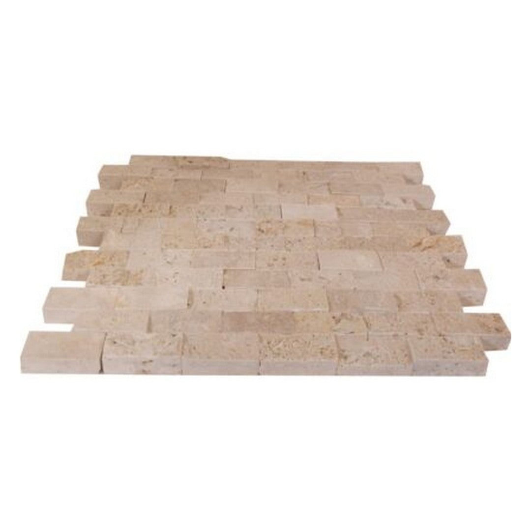Keystone-Extra-Light-12"-x-12"-Split-Face-Natural-Stone-1x2"-Mosaic-Extra-Light