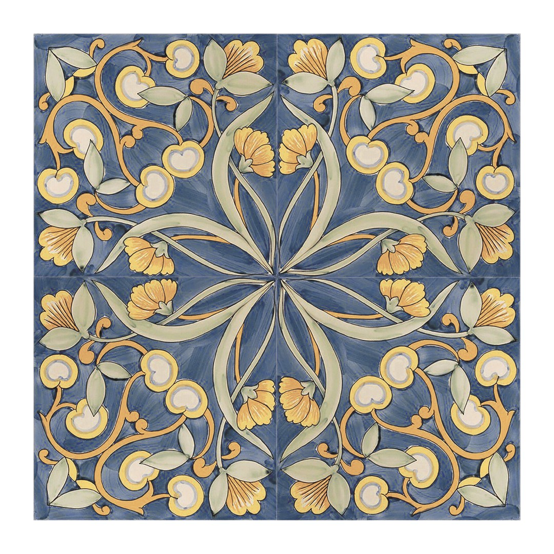 Keystone Maiolica 6" x 6" Glossy Porcelain Pool Tile