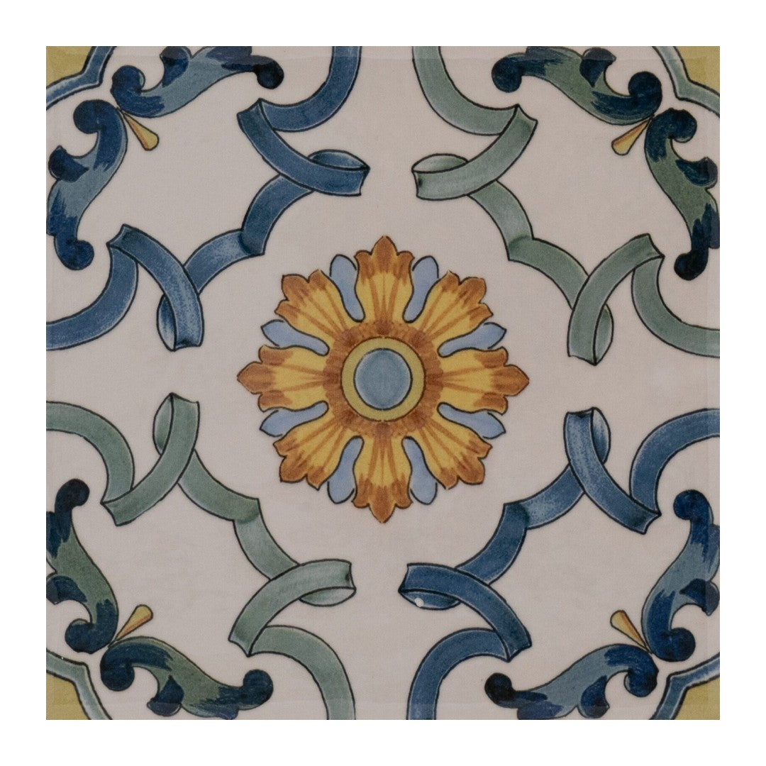Keystone Maiolica 6" x 6" Glossy Porcelain Pool Tile