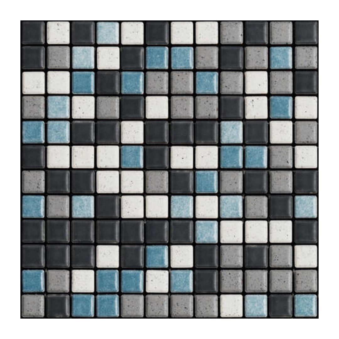 Keystone Mix Color 12" x 12" Matte Porcelain Mosaic