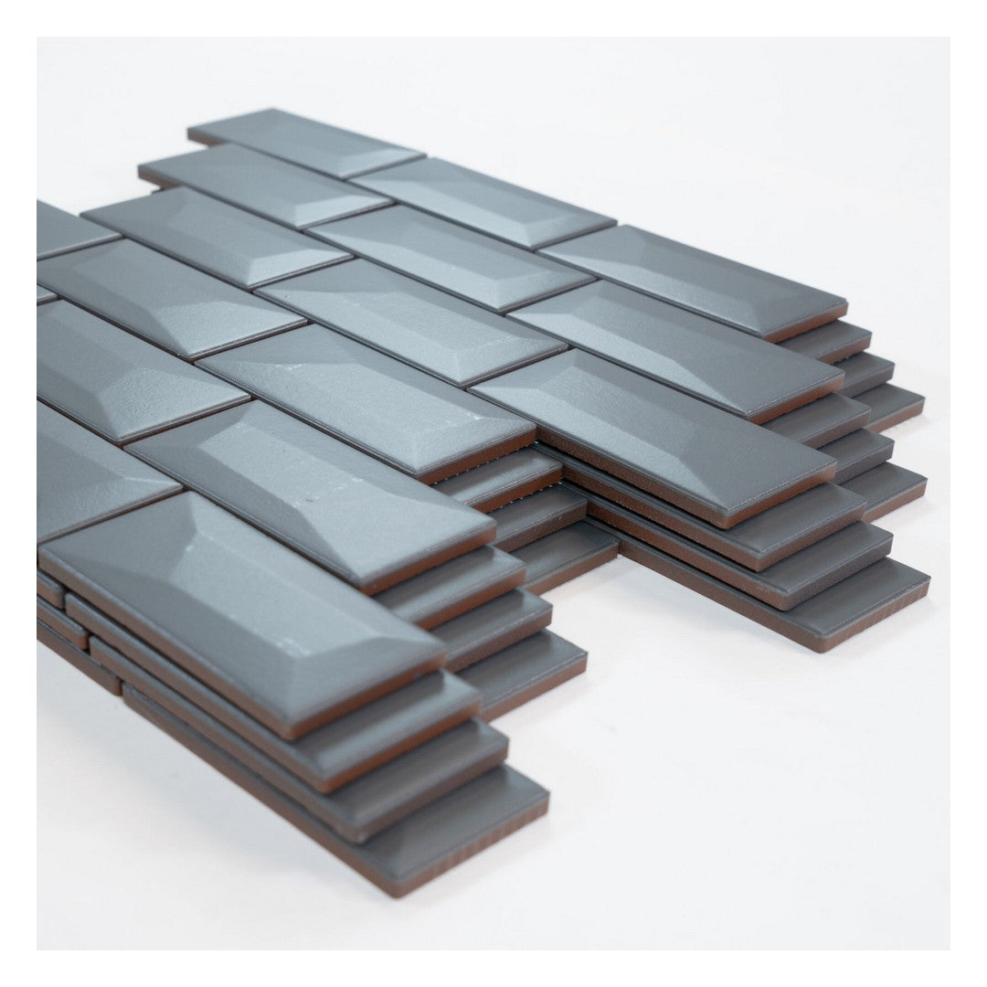 Keystone-Libra-12"-x-12"-Matte-Porcelain-Wall-Mosaic-Oyster