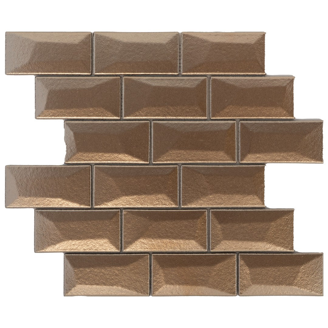 Keystone Libra 12" x 12" Polished Porcelain Wall Mosaic