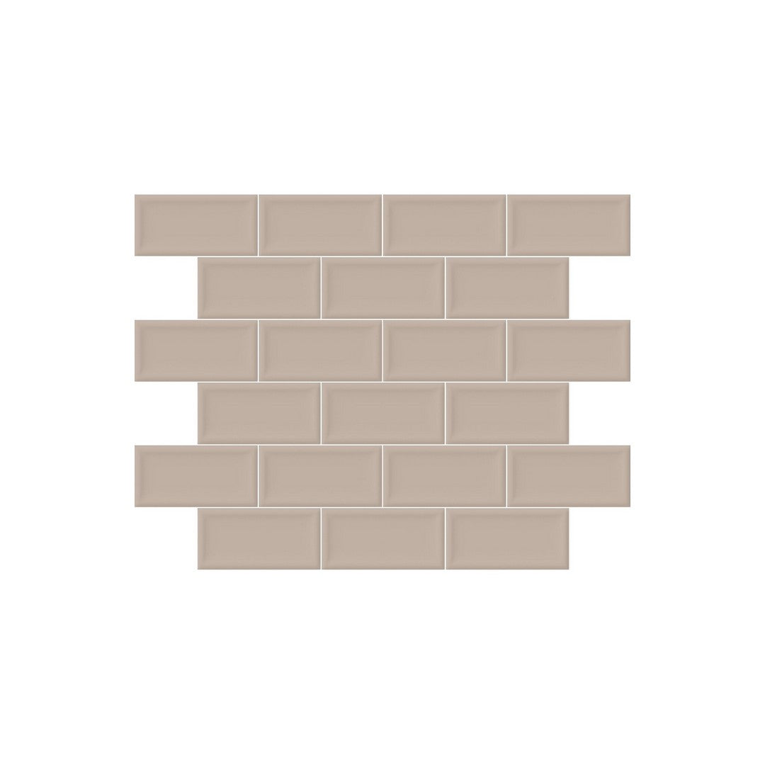 Keystone Twins 12" x 12" Glossy Porcelain Mosaic