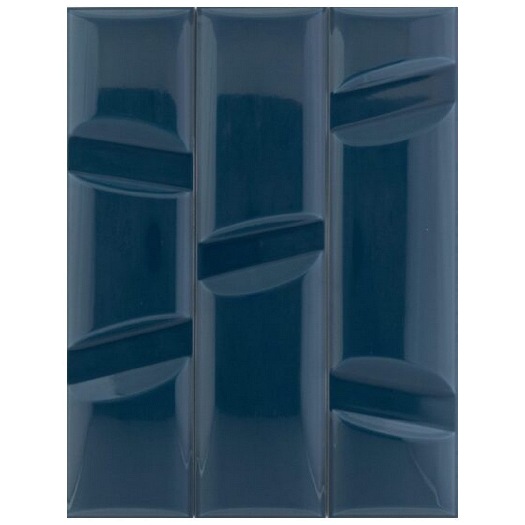 Keystone Volume No.14 - 4" x 16" Polished Ceramic Wall Tile