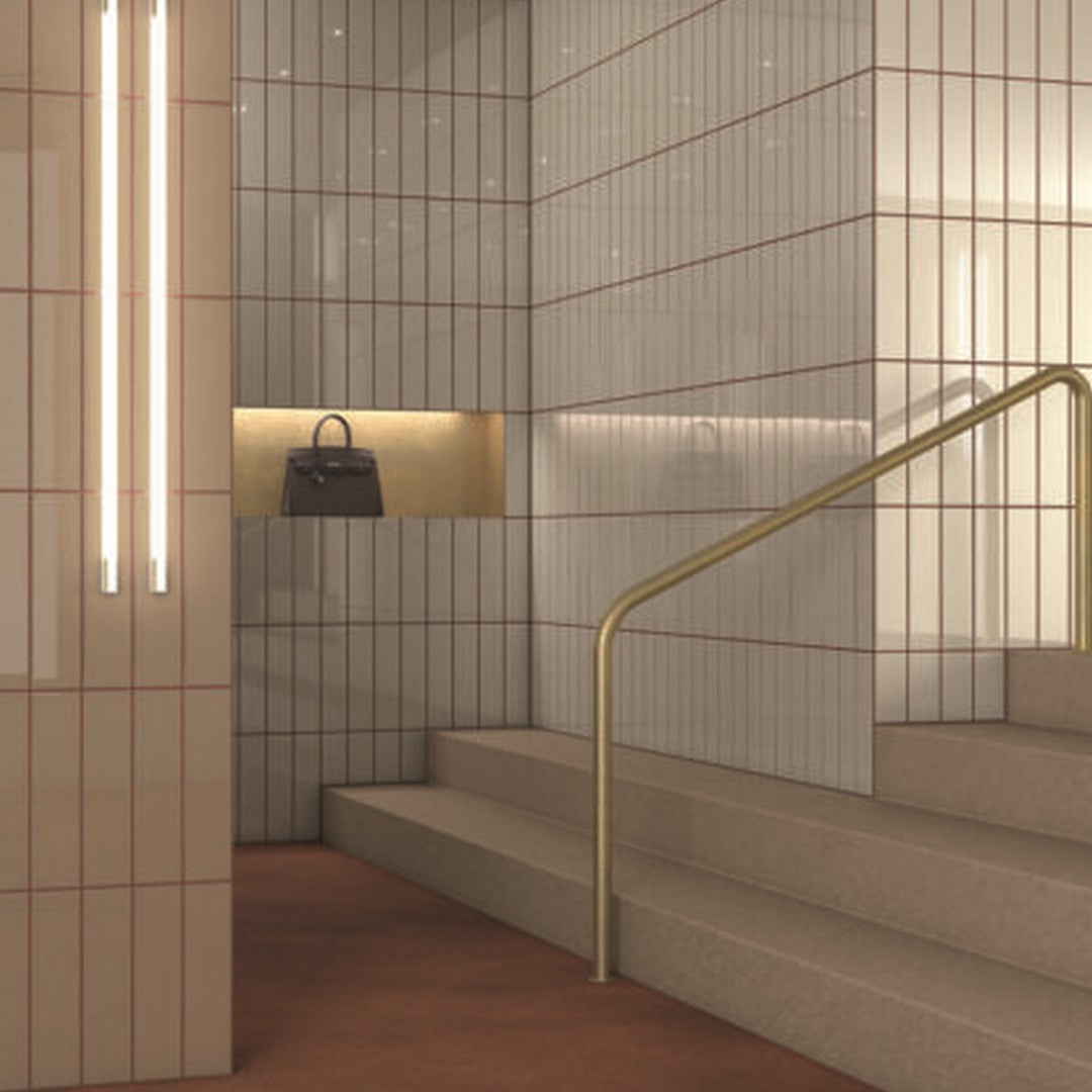 Keystone-Cromia-No.2---4"-x-16"-Polished-Ceramic-Wall-Tile-White