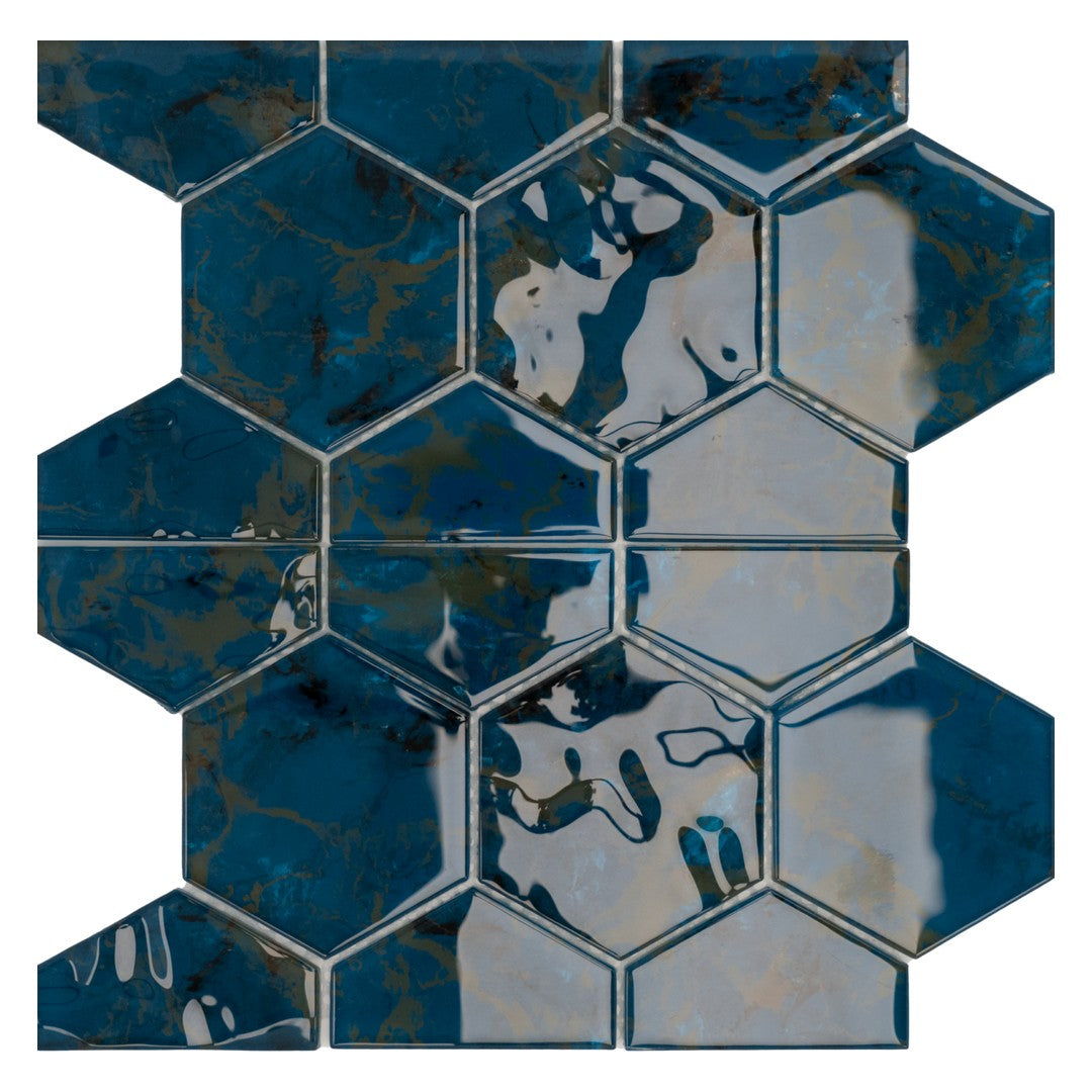 Keystone-Hexagon-12"-x-12"-Glass-3"-Hexagon-Mosaic-Burano