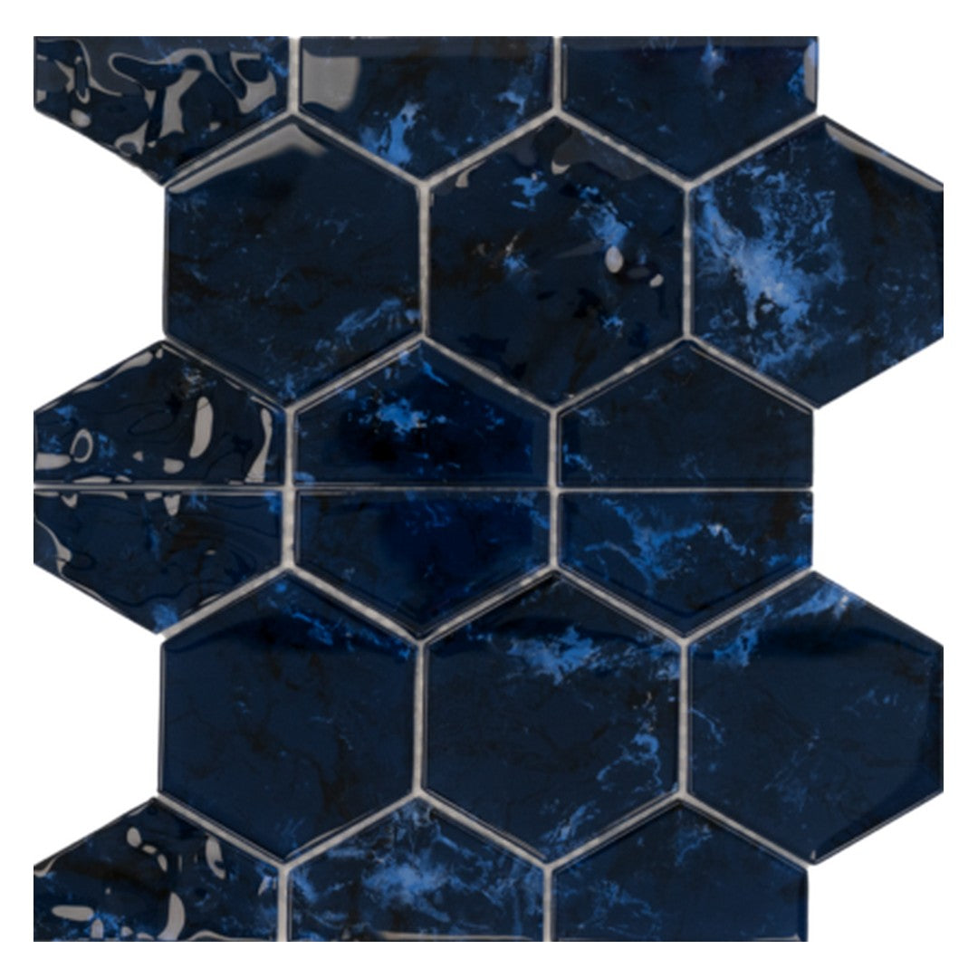 Keystone-Hexagon-12"-x-12"-Glass-3"-Hexagon-Mosaic-Messina