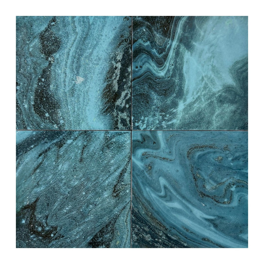 Keystone Swirl 6" x 6" Polished Porcelain Pool Tile