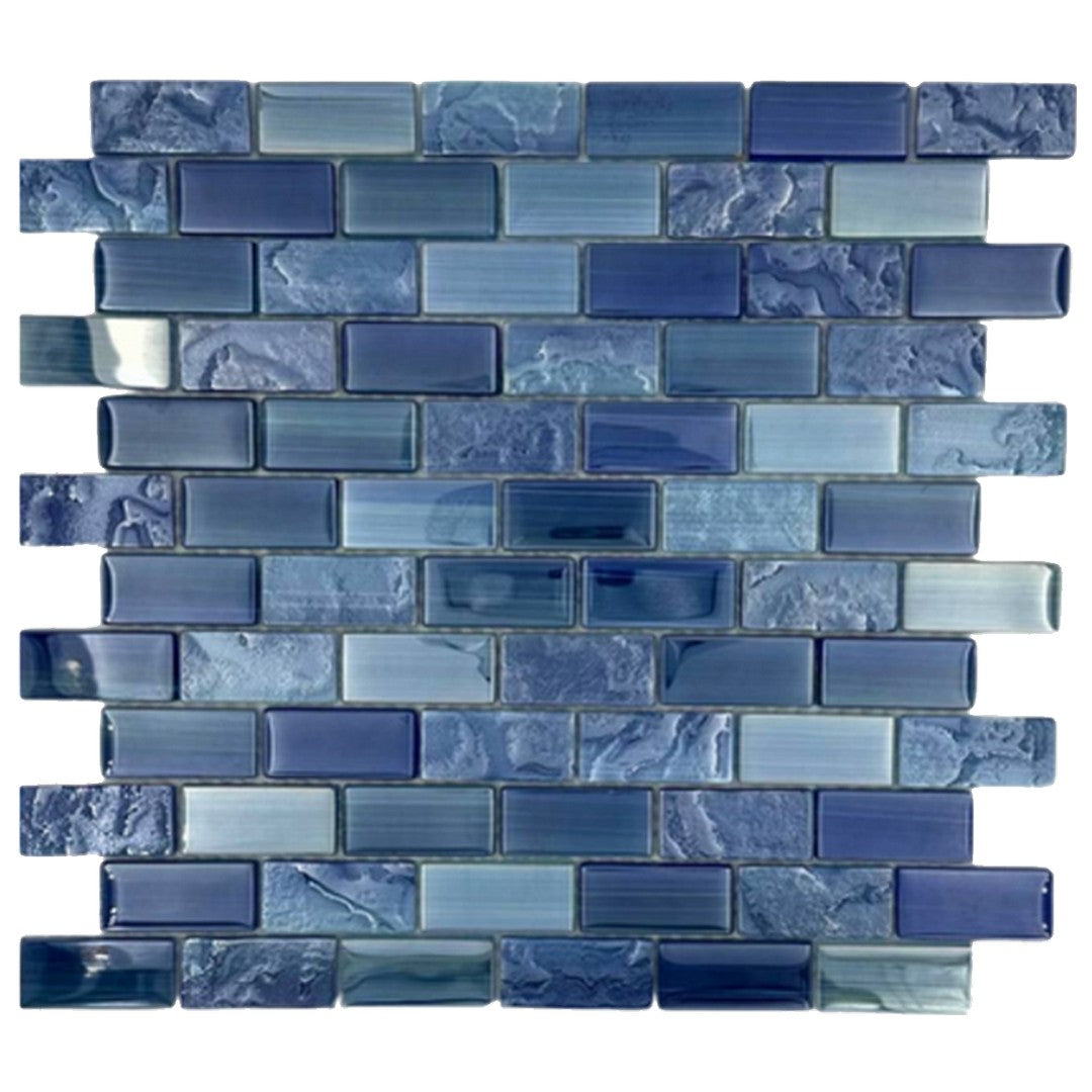 Keystone Spicy 12" x 12" Glass Mosaic