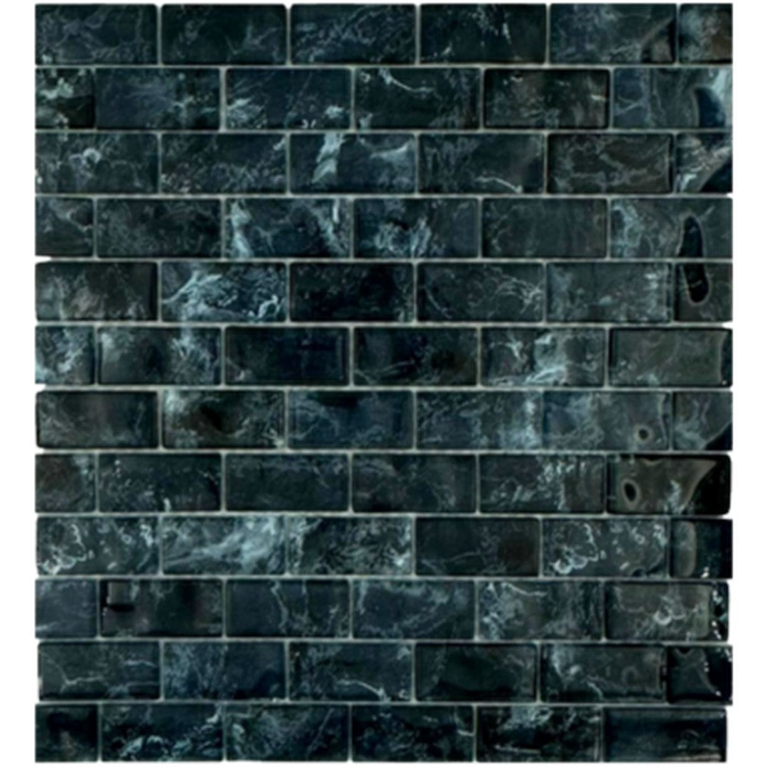 Keystone-Midnight-12"-x-12"-Glass-Mosaic-Onyx