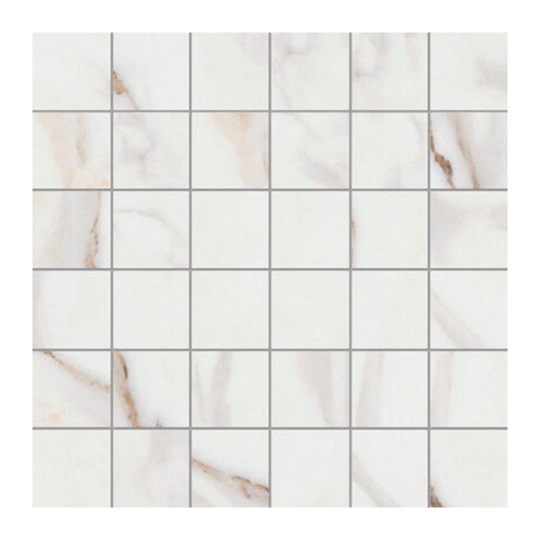 Keystone Calacatta 12" x 12" Polished Porcelain Mosaic