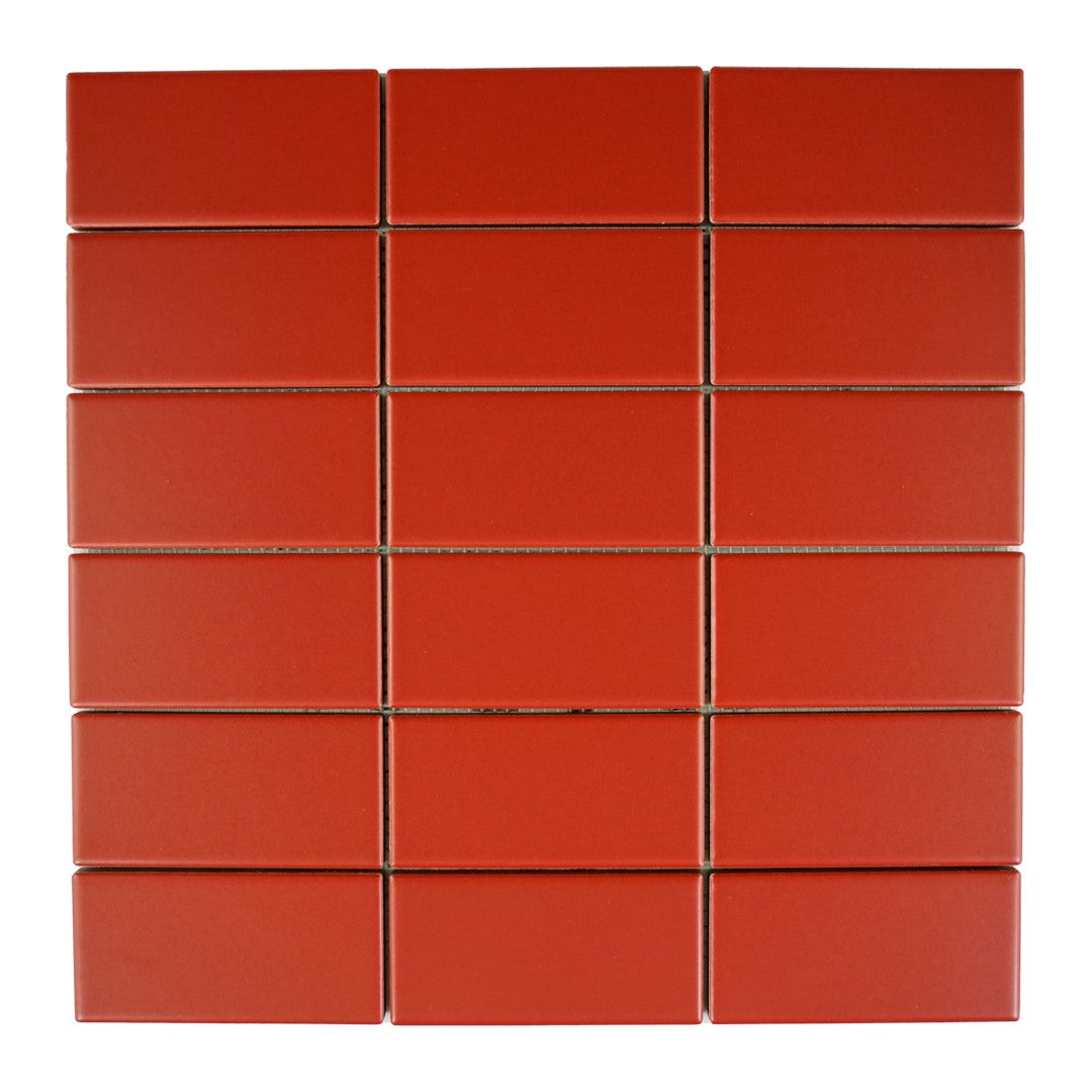 Keystone Set 2014 12" x 12" Porcelain 2x4" Mosaic