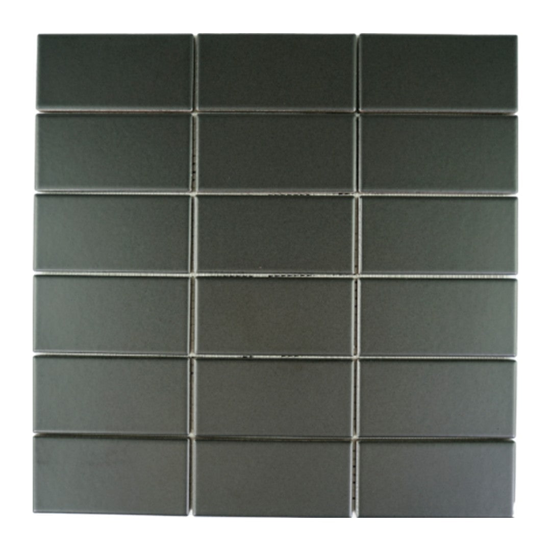 Keystone Set 2004 12" x 12" Porcelain 2x4" Mosaic