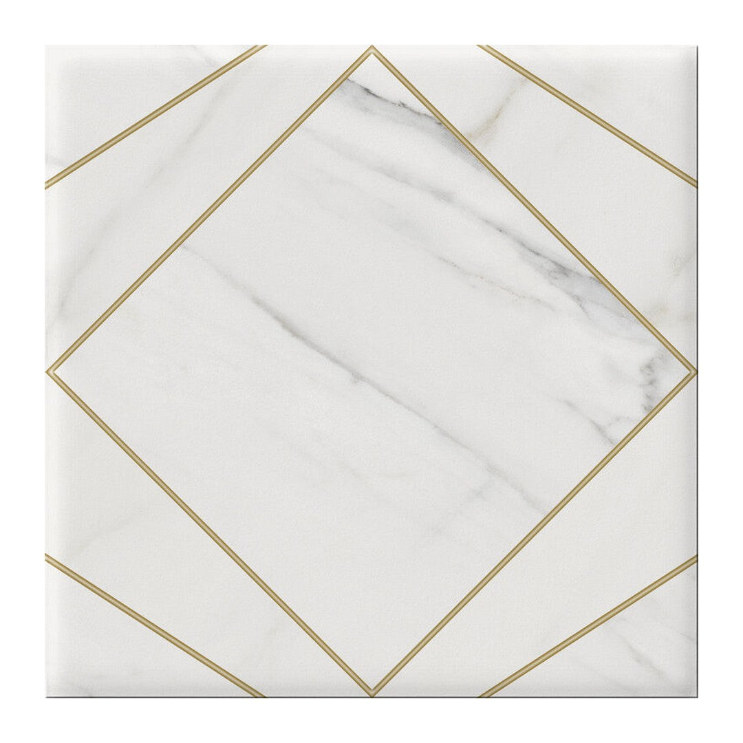 Keystone Ursino 8" x 8" Porcelain Deco Tile