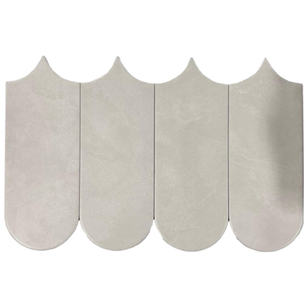 Keystone Alure Scale 3" x 8.5" Matte Ceramic Deco Tile