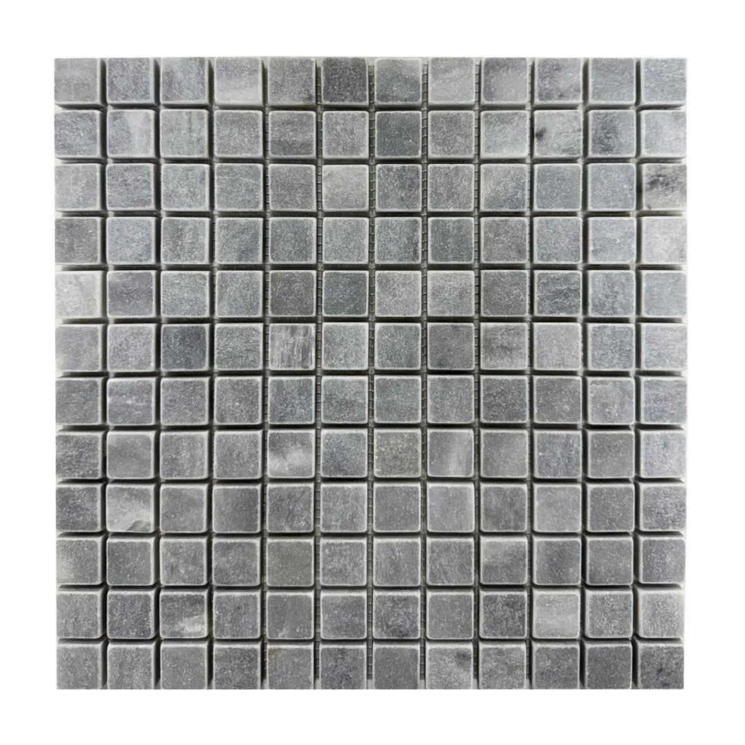 Keystone Maldives Blue 12" x 12" Tumbled Marble 1" Mosaic