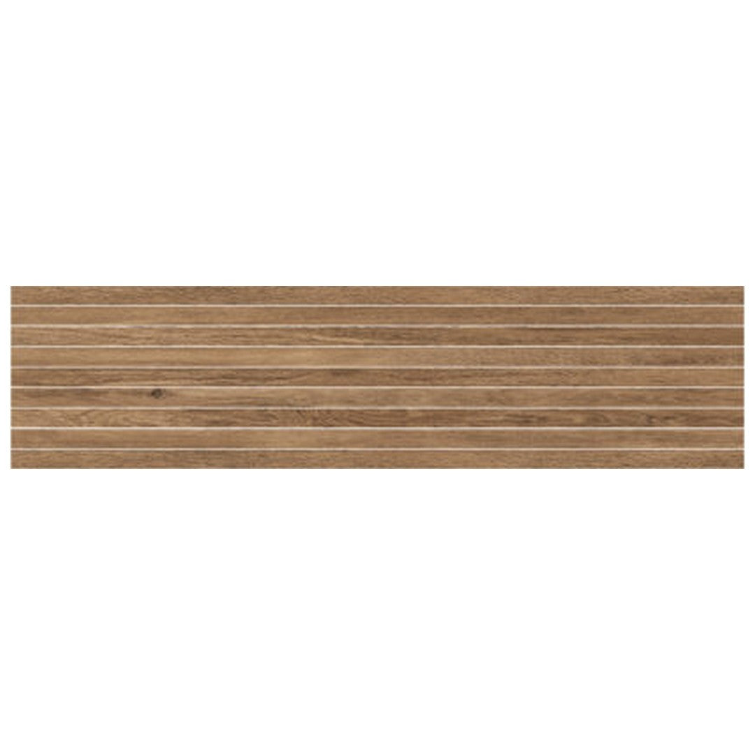 Keystone Firenze Teak 12" x 48" Porcelain Mosaic