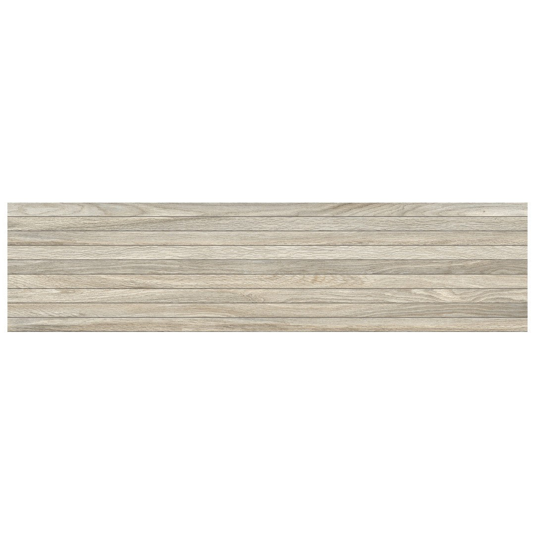 Keystone Skyline Teak 12" x 48" Porcelain Mosaic