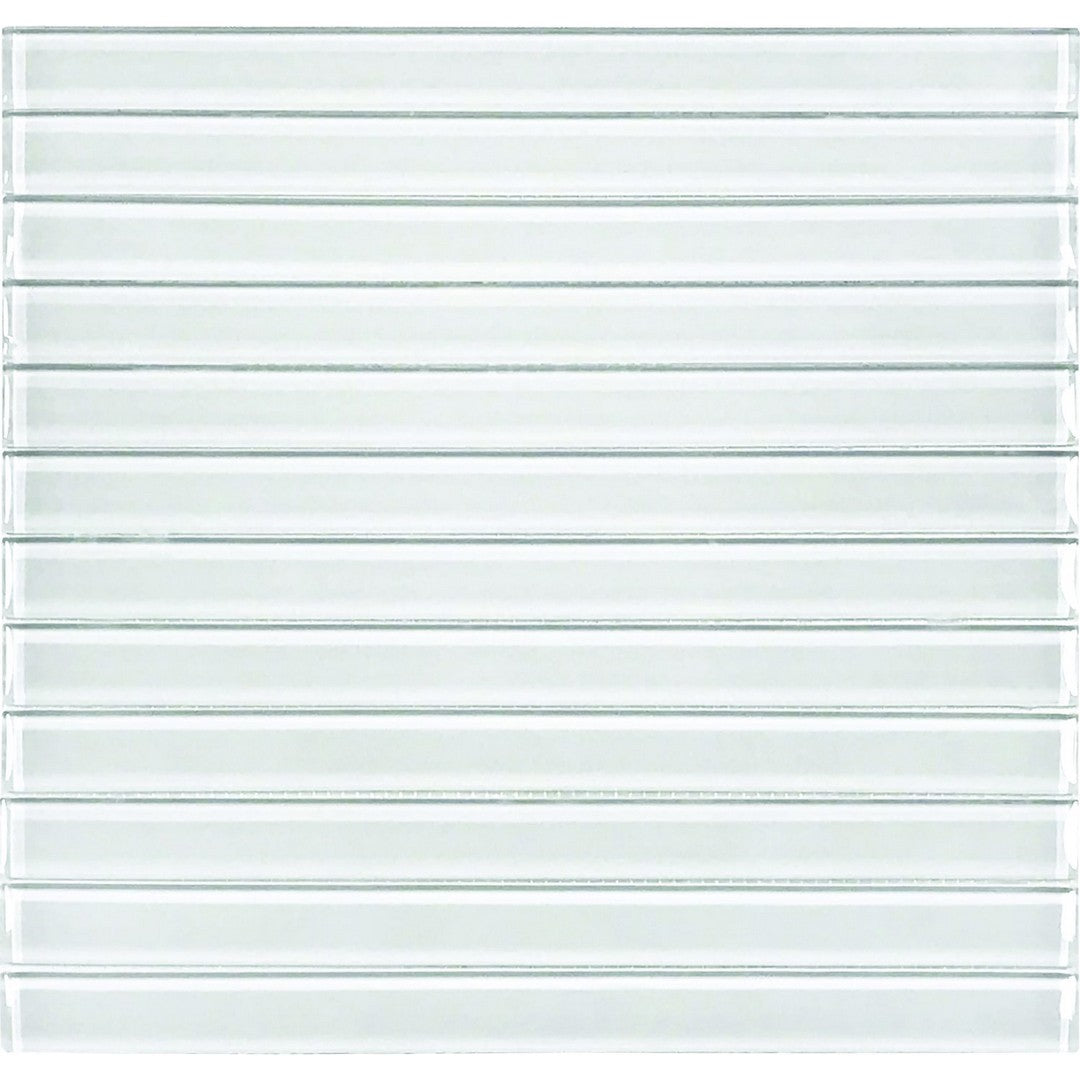 Tesoro Earth 11.5" x 11.75" Glossy Stacked Glass Mosaic