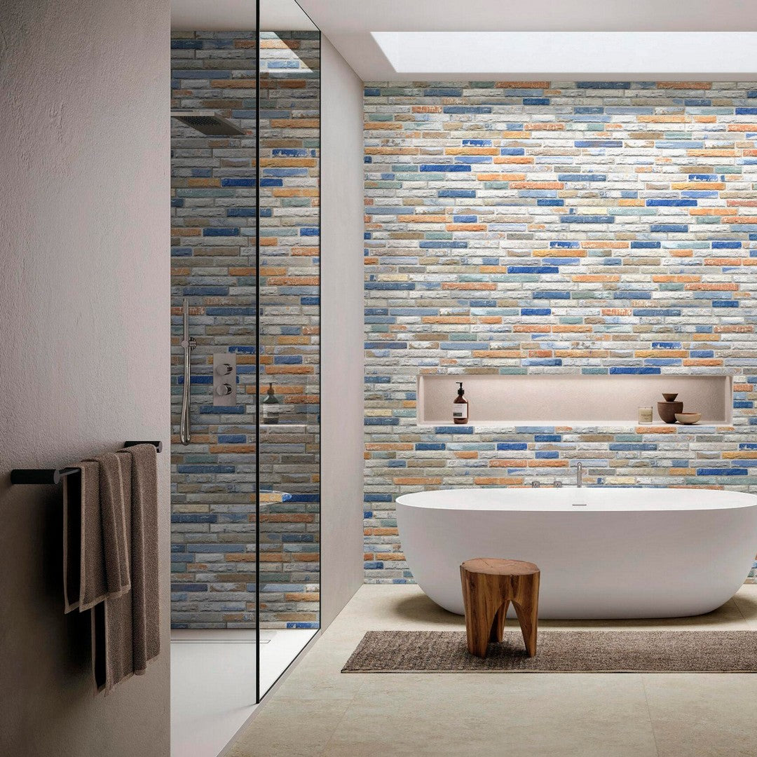 Tesoro-Industrial-6.25-x-15.25-Interlocking-Porcelain-Tile-Rainbow