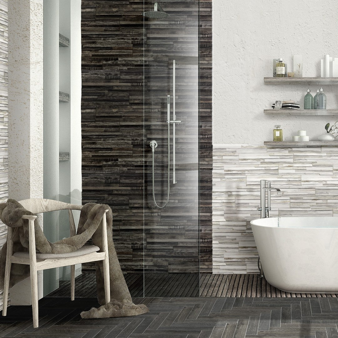 Tesoro-Samurai-3-x-15-Pressed-Matte-Porcelain-Ledgerstone-Dark