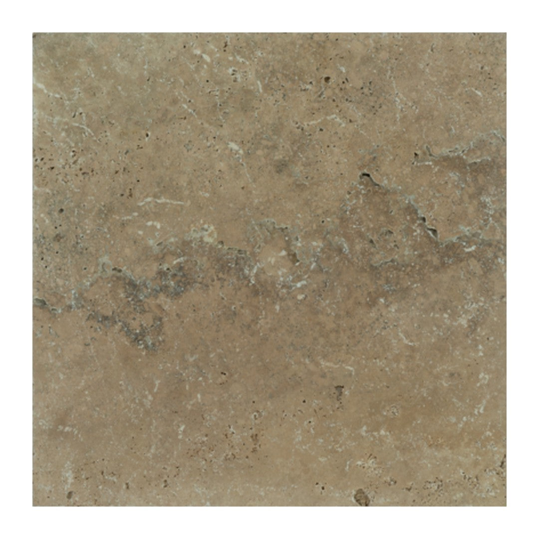 Keystone Ivory Rustic 16" x 16" Tumbled Travertine Paver