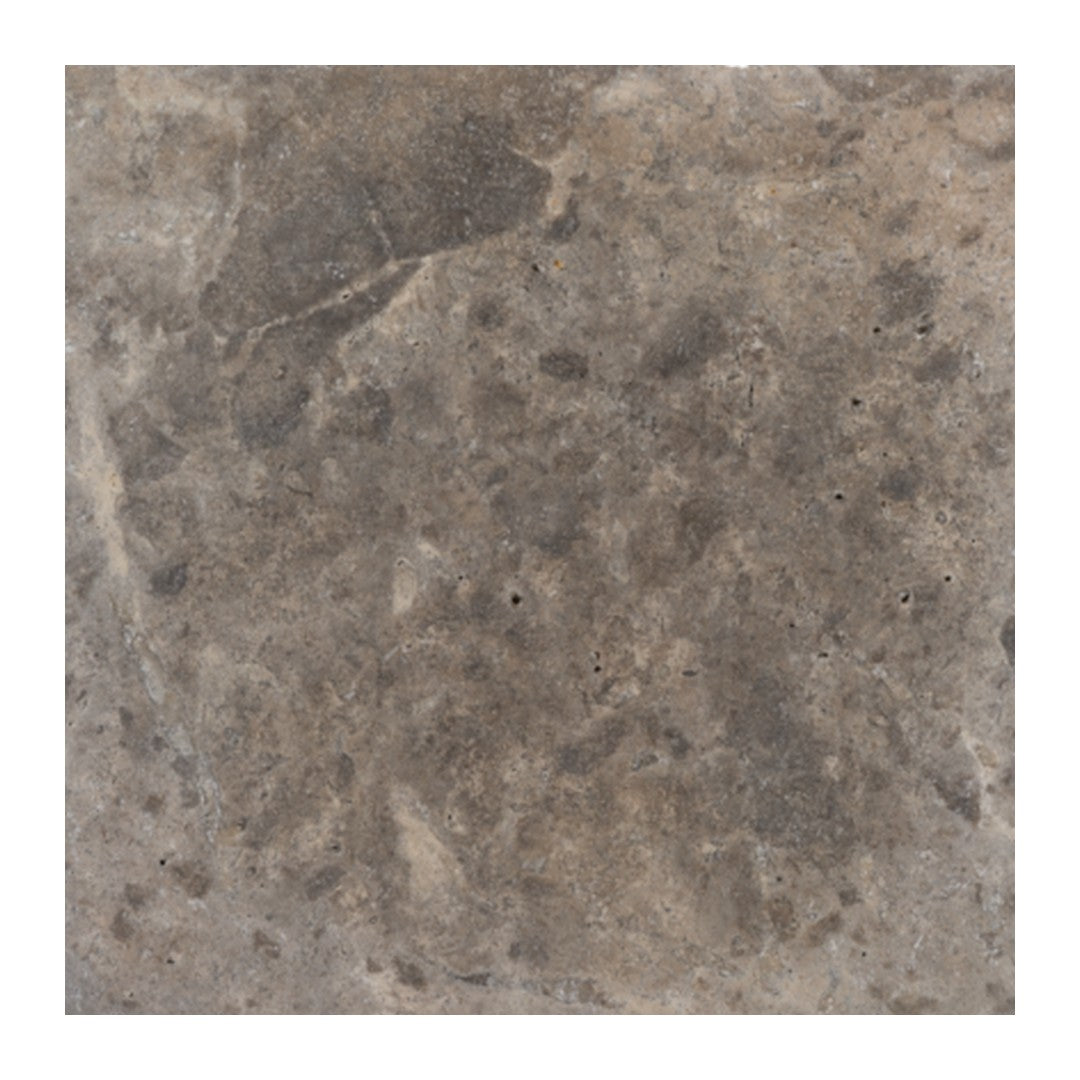 Keystone Nordic Silver 24" x 24" Tumbled Travertine Paver