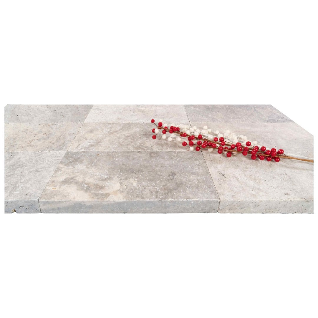 Keystone-Nordic-Silver-6"-x-12"-Tumbled-Travertine-Paver-Nordic-Silver