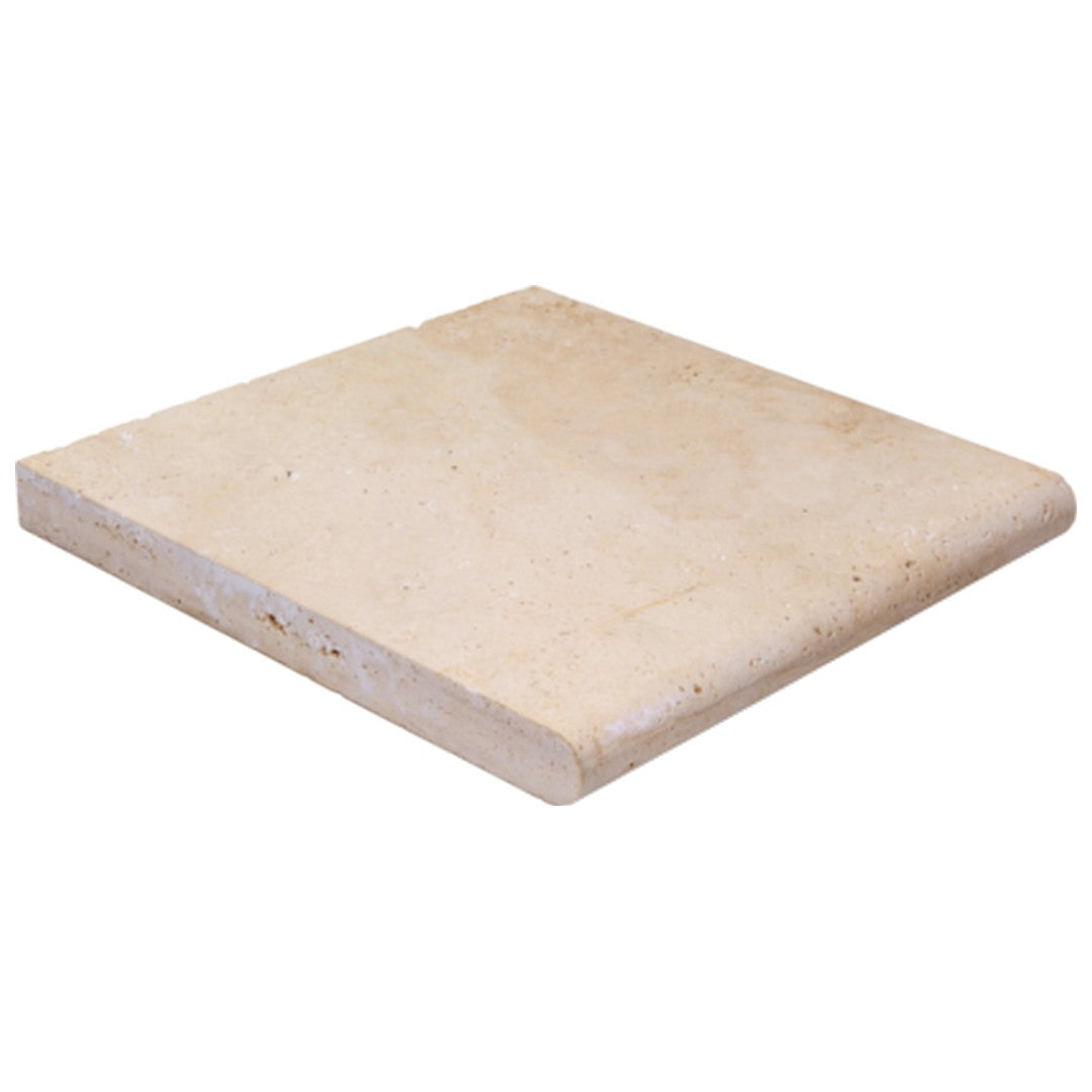 Keystone-Extra-Light-12"-x-12"-Travertine-Bullnose-Coping-Extra-Light