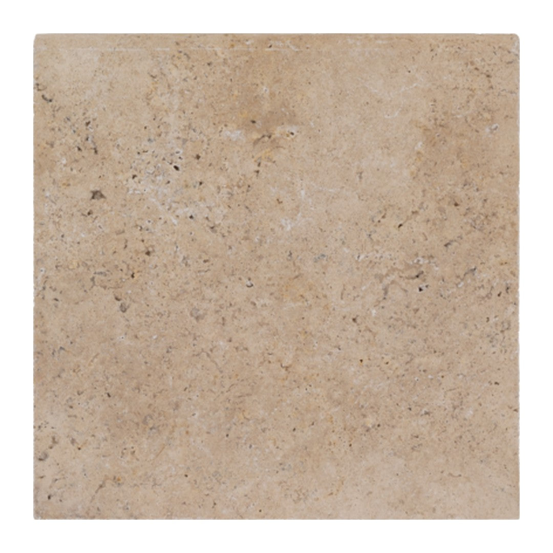 Keystone Extra Light 12" x 12" Travertine Bullnose Coping