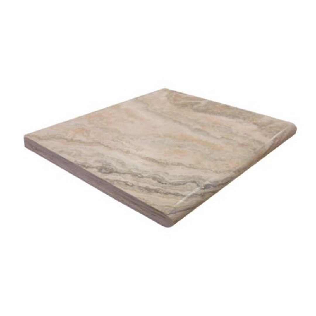 Keystone-Tiramisu-12"-x-12"-Travertine-Bullnose-Coping-Tiramisu