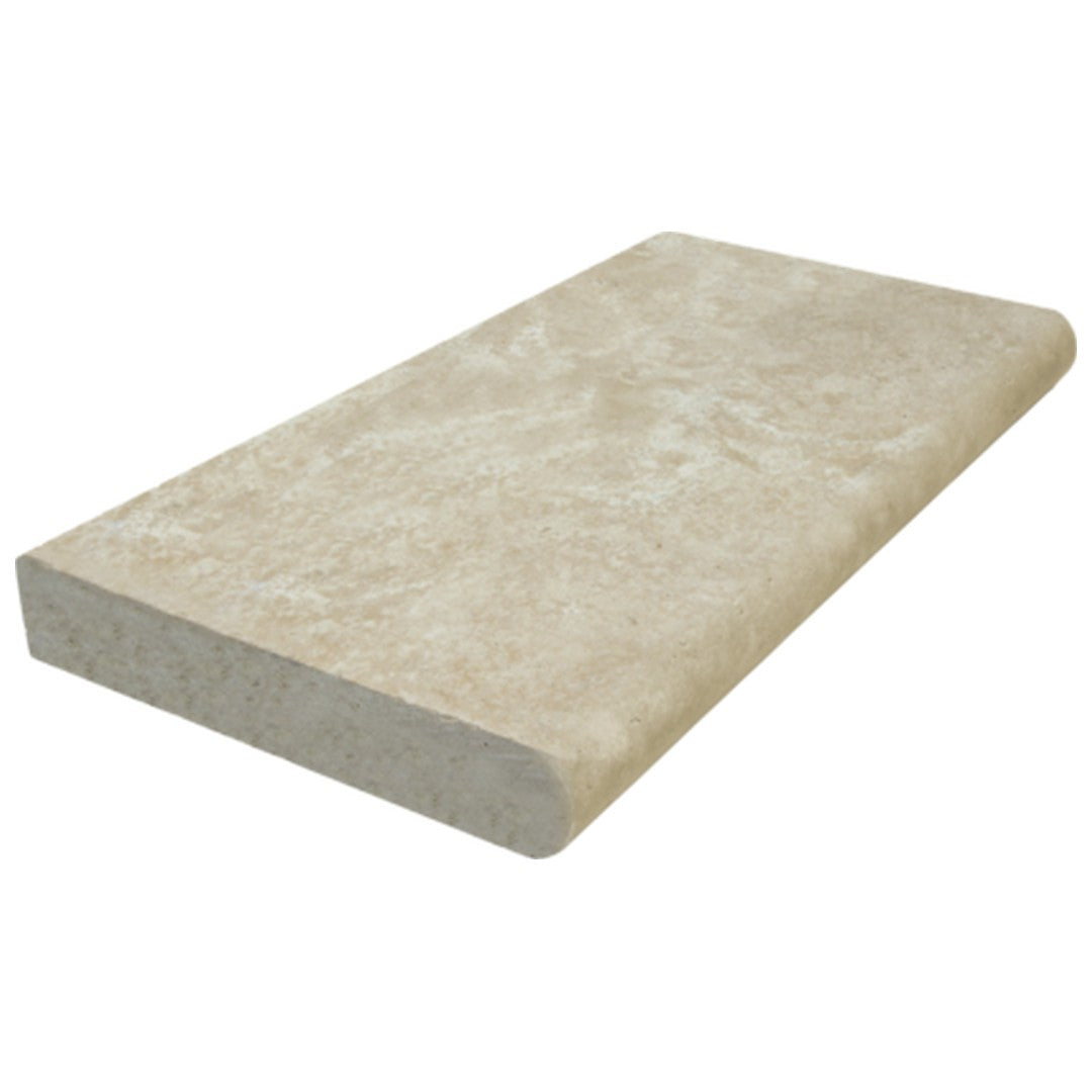 Keystone Extra Light 16" x 24" Travertine 5cm Bullnose Coping