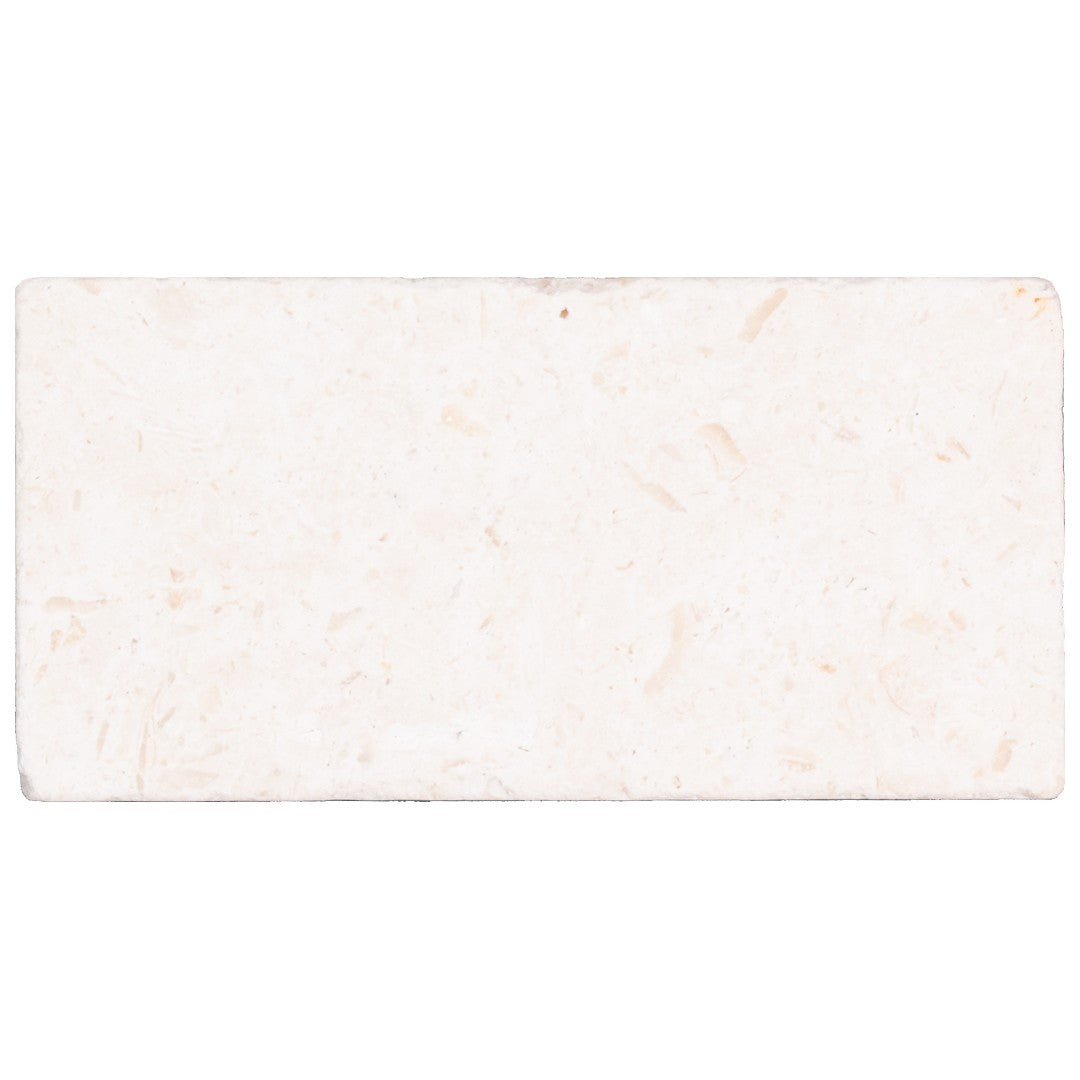 Keystone Shell Beach 3" x 6" Tumbled Limestone Tile