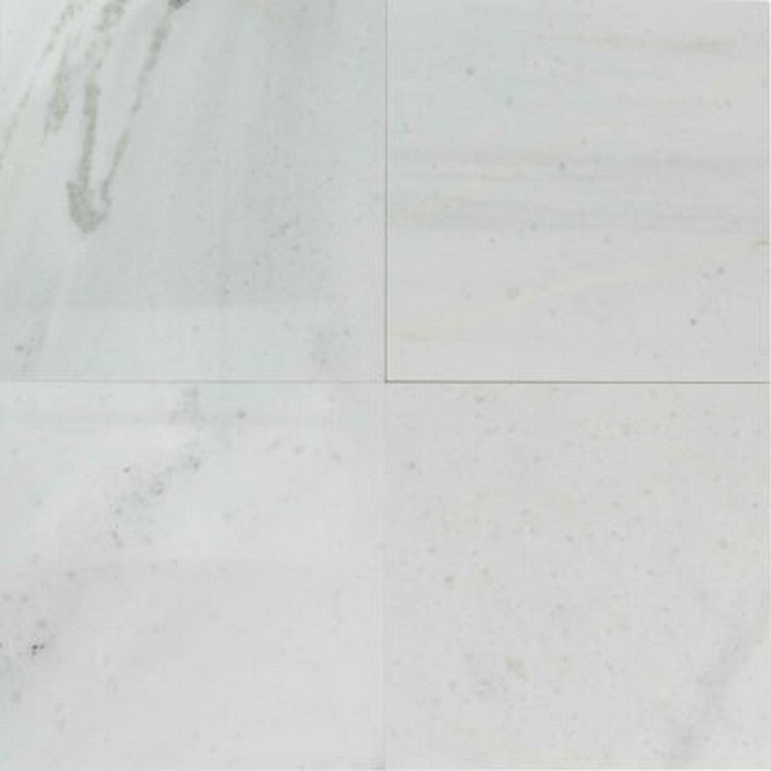 Keystone-Snow-White-12"-x-12"-Polished-Marble-Tile-Snow-White