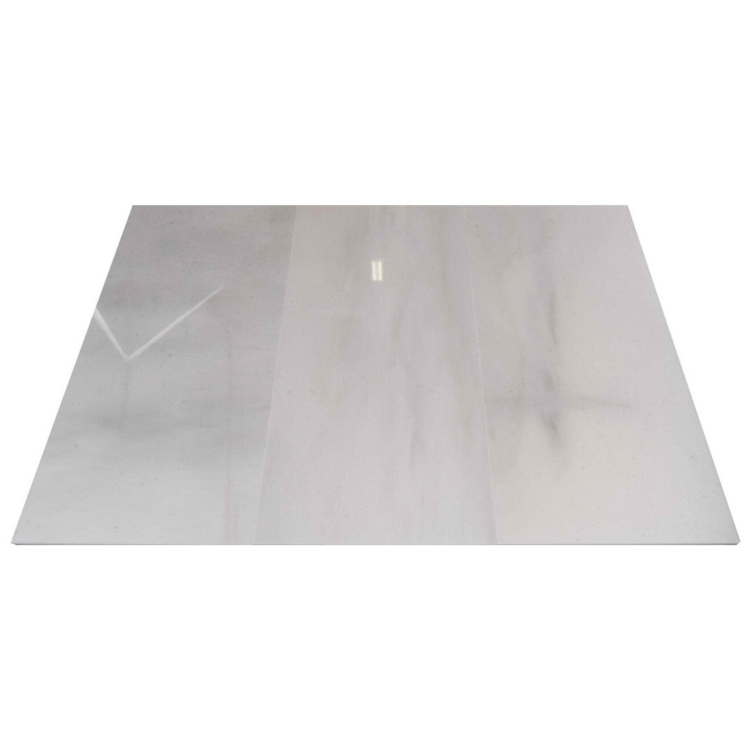 Keystone-Snow-White-12"-x-24"-Polished-Marble-Tile-Snow-White