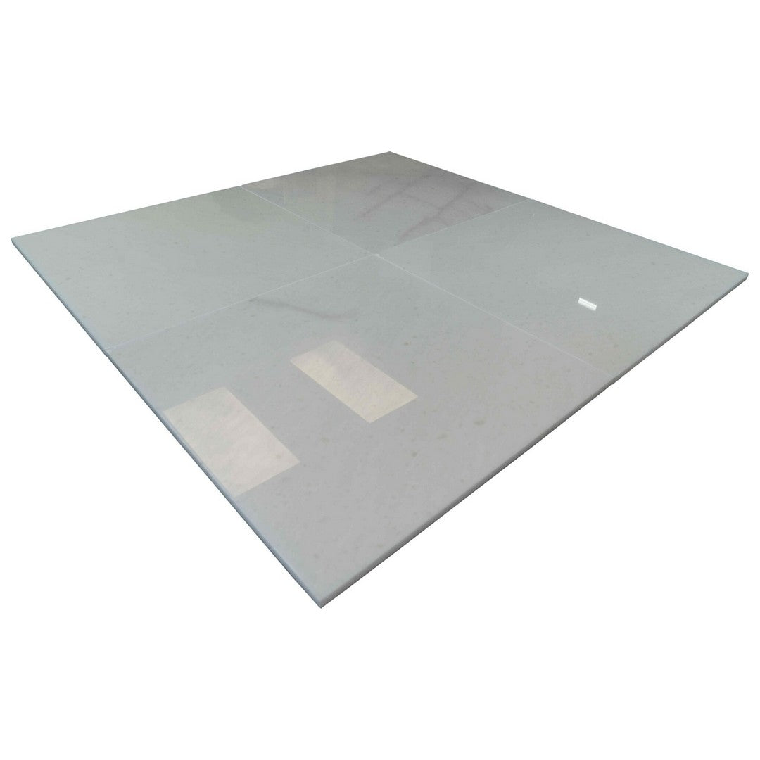 Keystone-Snow-White-18"-x-18"-Polished-Marble-Tile-Snow-White